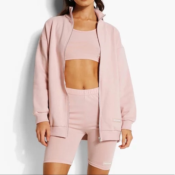 Boohoo 3 Piece Track Suit Set Size 12 - Picture 2 of 10